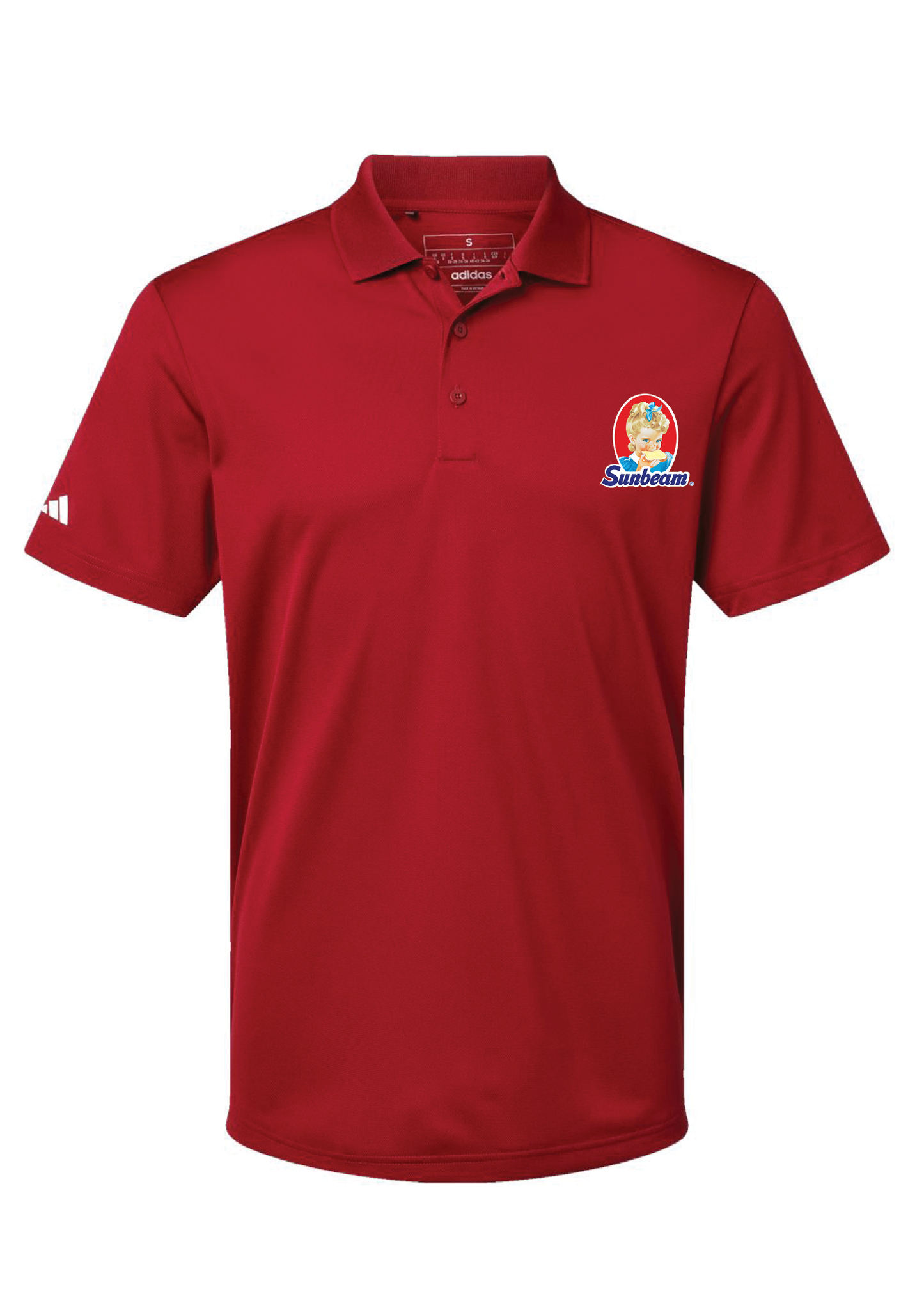 Sunbeam Adidas Mens Performance Piqué Polo